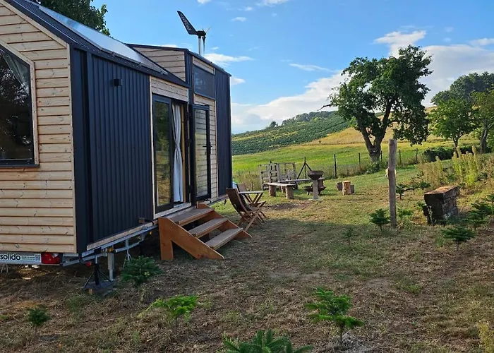 Vakantiehuis Behagliches Offgrid Tiny House - Escape To Nature